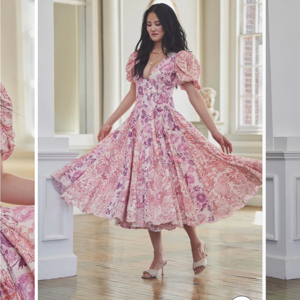 Suki Midi Dress - XS - Hemant & Nandita - NWT